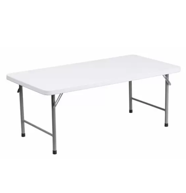 small trestle table. kids table. 1.2m trestle table. white